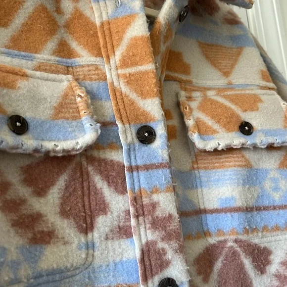 Free People Multicolor Plaid Jacket - Picture 8 of 10